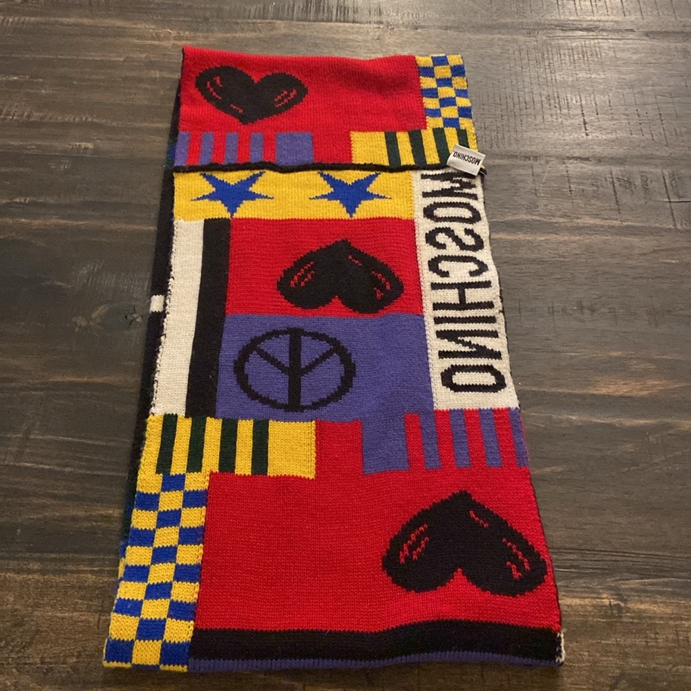Love Moschino Milano Couture Long Wool Scarf- EUC - Picture 5 of 8